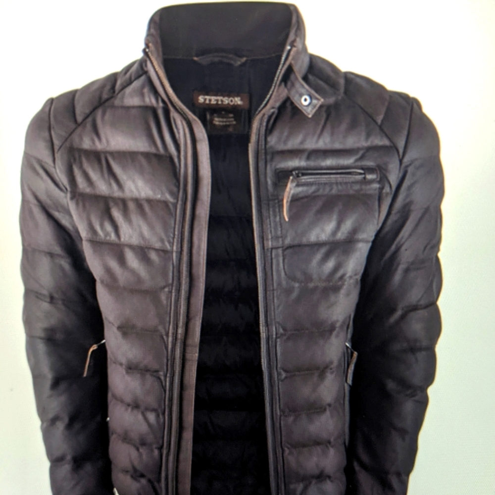 Stetson Dark Brown Lamb Puffer
